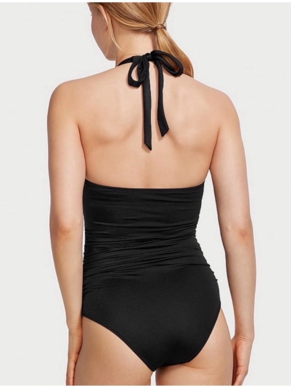 NWT Victoria's Secret Marita Forever Black One-Piece Swimsuit SzL - Picture 3 of 11
